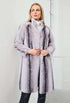 Micha Grey Chinchilla Faux Fur Long Coat – Elegant Winter Style 143 231