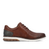 Rieker Men's Brown 14412-24 Antistress Leather Low with Side Zip Shoes