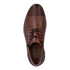 Rieker Men's Brown 14412-24 Antistress Leather Low with Side Zip Shoes