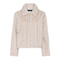Micha Womens Cable Fur Look Jacket 145 265 2 - Off White