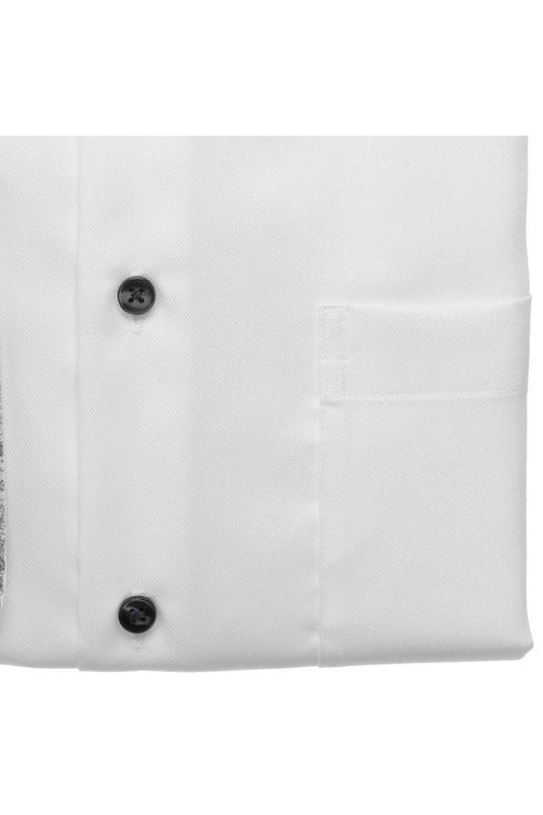 Seidensticker Regular Fit Shirt in white with Kent Collar