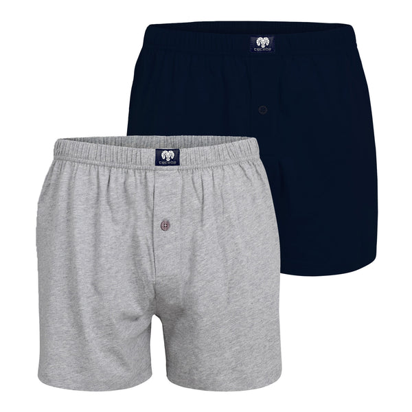 CECEBA Men’s 100% Cotton Boxer Shorts 2-Pack – Daytona 002675