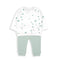 Babybol 2 Piece Outfit White/Green Flowers