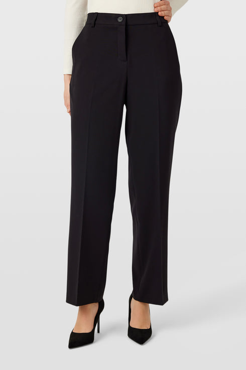 Robell Britt Black Full Length Trousers 53578-5405-90