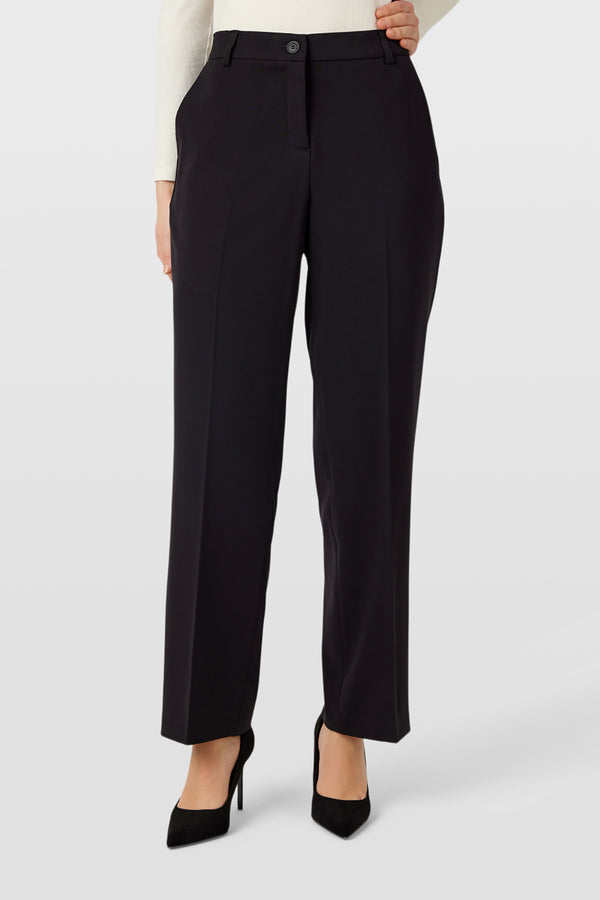 Robell Britt 80cm Wide Leg Trousers in Black – 53578 5405 90