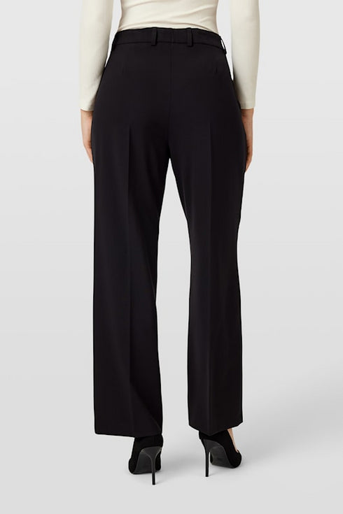 Robell Britt Wide Leg 80cm Trousers - High Waist, Pressed Pleats 53578-5405
