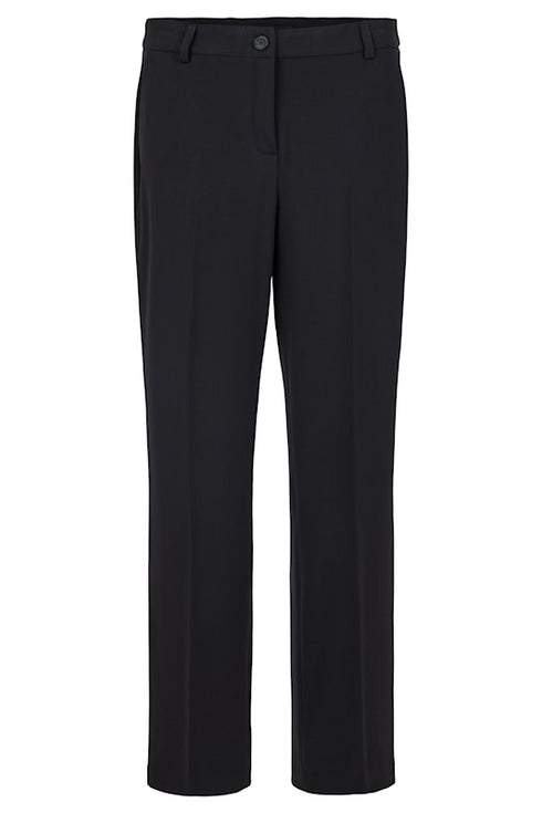 Robell Britt Wide Leg 80cm Trousers - High Waist, Pressed Pleats 53578-5405