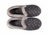 Padders Repose 406/1576 Charcoal Woven Spot Slippers - Wide Fit Memory Foam Comfort