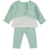 Babybol | 160061 Green Ocean Plain Three Piece Top, Pants and T-Shirt Set