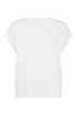 Sunday Womens White T-Shirt with Navy Boat Print 6088652369