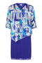 Godske Tiered Midi Dress - Royal Blue 18806-1143