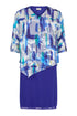 Godske Tiered Midi Dress - Royal Blue 18806-1143