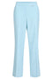 Robell Pale Blue Paula Wide Leg Relaxed Fit 80cm Trousers - 51534-5405-0