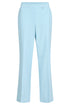 Robell Pale Blue Paula Wide Leg Relaxed Fit 80cm Trousers - 51534-5405-0