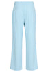 Robell Pale Blue Paula Wide Leg Relaxed Fit 80cm Trousers - 51534-5405-0