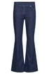 Robell Joella 82cm Slim Fit Flared Denim Trousers 51605-5459 in 69 Navy
