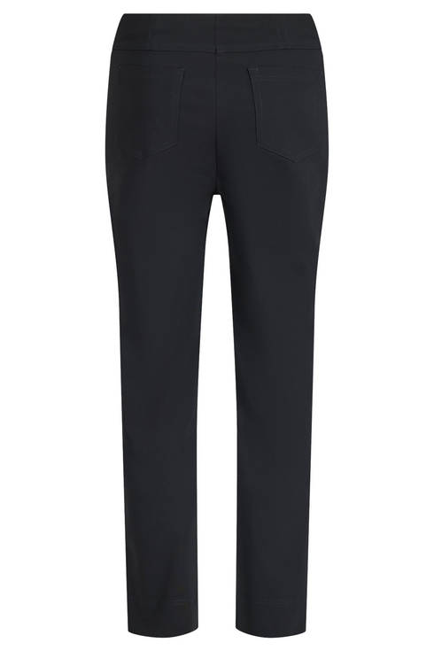 Robell Bella 09 68cm Cropped Trousers with Diamante Detail - 90 Black SKU 52642-5499