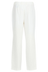 Robell Women's Britt Wide Leg Relaxed Fit Trousers Off White 80cm 53578-5405 112