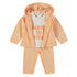 Babybol | 161041 Born to Bloom T-Shirt, Peach Hoodie and Leggings Set