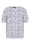 SUNDAY White Polka Dot Puff Sleeve T-Shirt — Regular Fit | 6235-6558