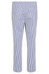 Robell Bella 09 7/8 Trousers Deep Cobalt Blue Stripes 68cm Straight Fit Pull-On 52642-5674