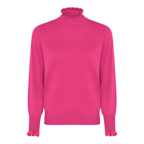 Micha Viscose Turtle Neck Knit Pullover 167-142