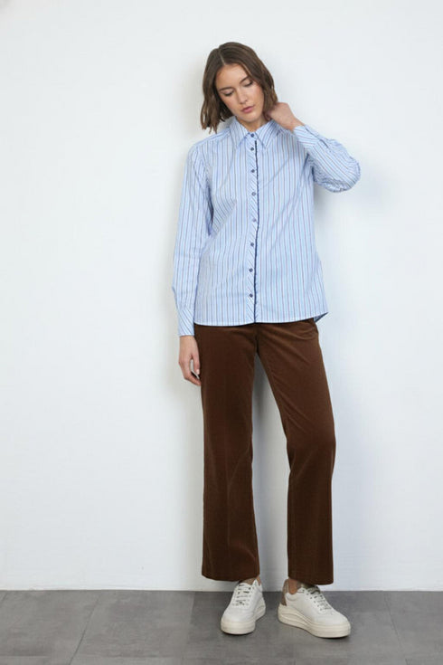 Tinta Wide Leg Cord Trousers - Soft Stretch Corduroy 3884915