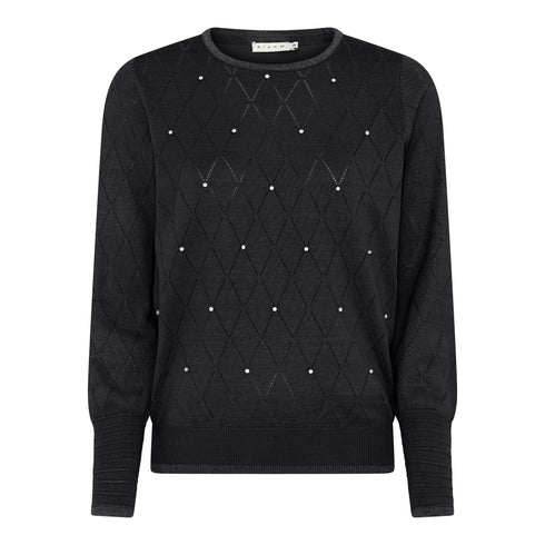 Micha Fancy Viscose Knit Round Neck Pullover 179-143