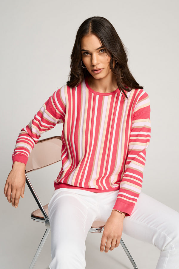 Micha EcoVero Spring Stripe Knit Jumper - 180 174