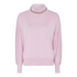 Micha Fine Knit Polo Neck Jumper 182-182 4970 - Misty Rose