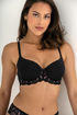 Pour Moi | New Romance Black and Rose Balconette T-Shirt Bra - 184015