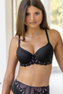Pour Moi | New Romance Black and Rose Balconette T-Shirt Bra - 184015