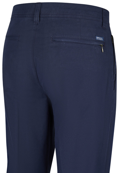 Bruhl Parma B Straight Leg Stretch Cotton Chinos 186480-092 690 Marine