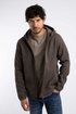 Weird Fish Lockie Full Zip Bonded Thermal Fleece Hoodie 19031 COFF - Coffee