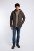 Weird Fish Lockie Full Zip Bonded Thermal Fleece Hoodie 19031 COFF - Coffee