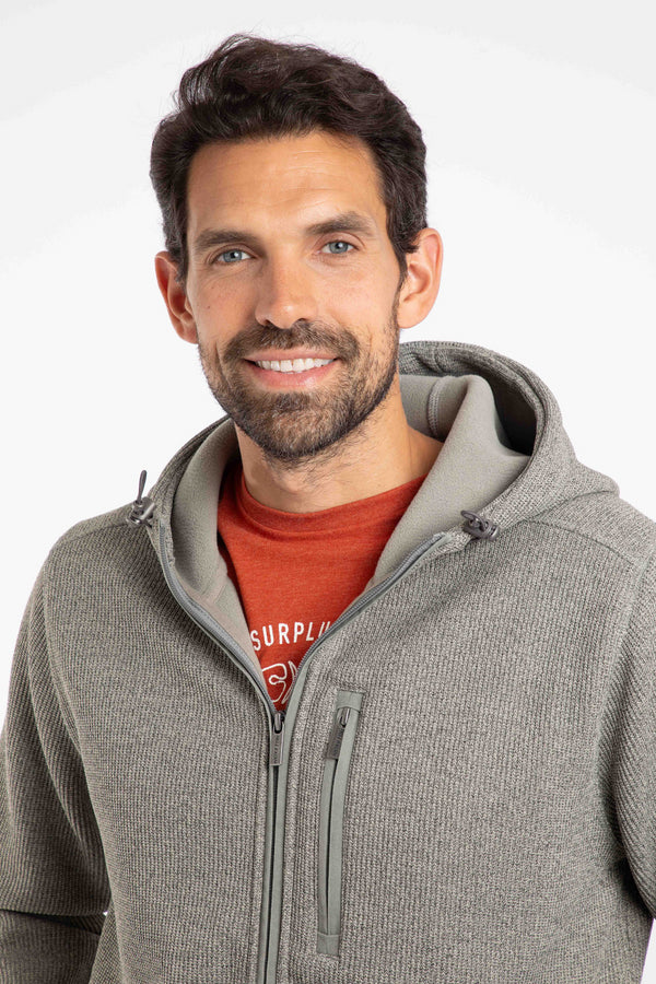 Weird Fish Lockie Full Zip Bonded Fleece Hoodie 19031