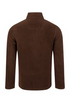 Weird Fish Errill Warm-Locking Eco 1/4 Zip Textured Fleece 19085 CHOC - Chocolate