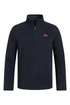 Weird Fish Errill Warm-Locking Eco 1/4 Zip Textured Fleece 19085 MN - Midnight