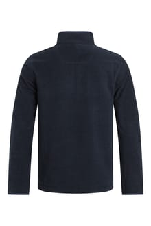 Weird Fish Errill Warm-Locking Eco 1/4 Zip Textured Fleece 19085 MN - Midnight