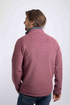 Weird Fish Newark Warm-Locking 1/4 Zip Grid Fleece 19102 RG - Red Grape