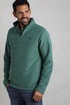 Weird Fish Newark 1/4 Zip Grid Fleece – Men’s Warm Recycled Polyester Pullover 19102