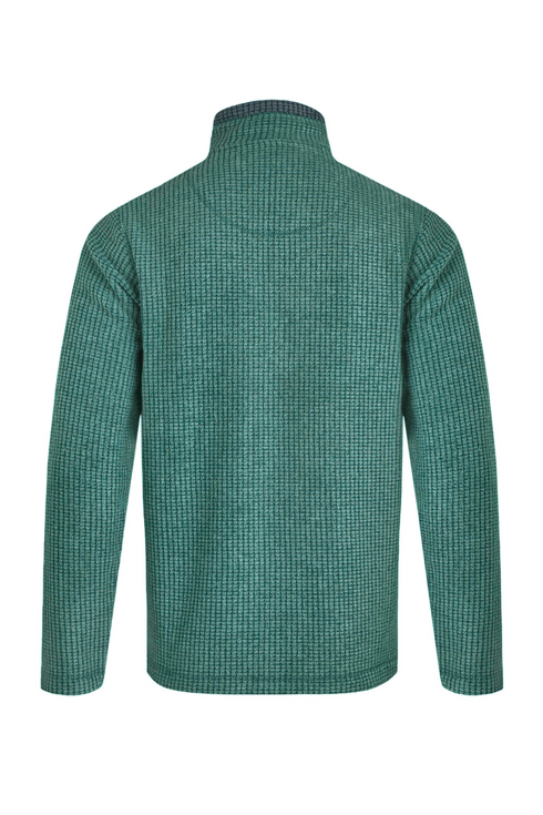 Weird Fish Newark 1/4 Zip Grid Fleece – Men’s Warm Recycled Polyester Pullover 19102