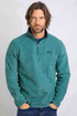 Weird Fish Newark 1/4 Zip Grid Fleece – Men’s Warm Recycled Polyester Pullover 19102