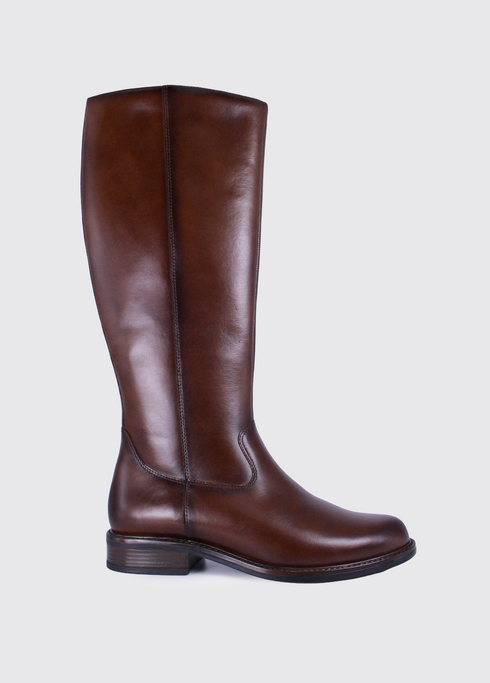 Dubarry Cadence Suede Leather Long Boot 2001-95 - Chestnut