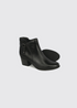 Dubarry Cynthia Leather and Suede Block Heel Ankle Boot 2002 01 - Black