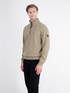 Lerros Mens 1/4 Zip Troyer Sweatshirt 2004402 - Gravel Beige