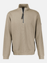 Lerros Mens 1/4 Zip Troyer Sweatshirt 2004402 - Gravel Beige