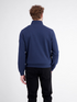 Lerros Mens 1/4 Zip Troyer Sweatshirt 2004402 - Storm Blue