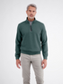Lerros Mens 1/4 Zip Troyer Sweatshirt 2004402 664 - Cedar Green