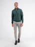 Lerros Mens 1/4 Zip Troyer Sweatshirt 2004402 664 - Cedar Green